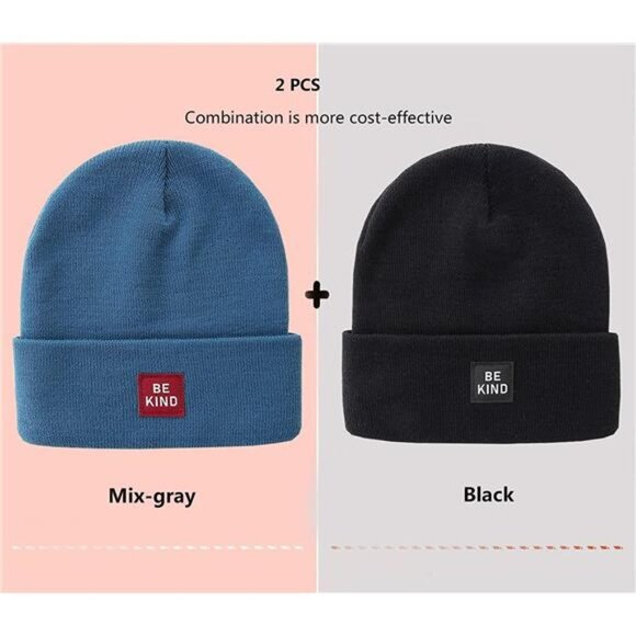 Unisex Beanie Hat Warm Knit Winter Hats main image 4